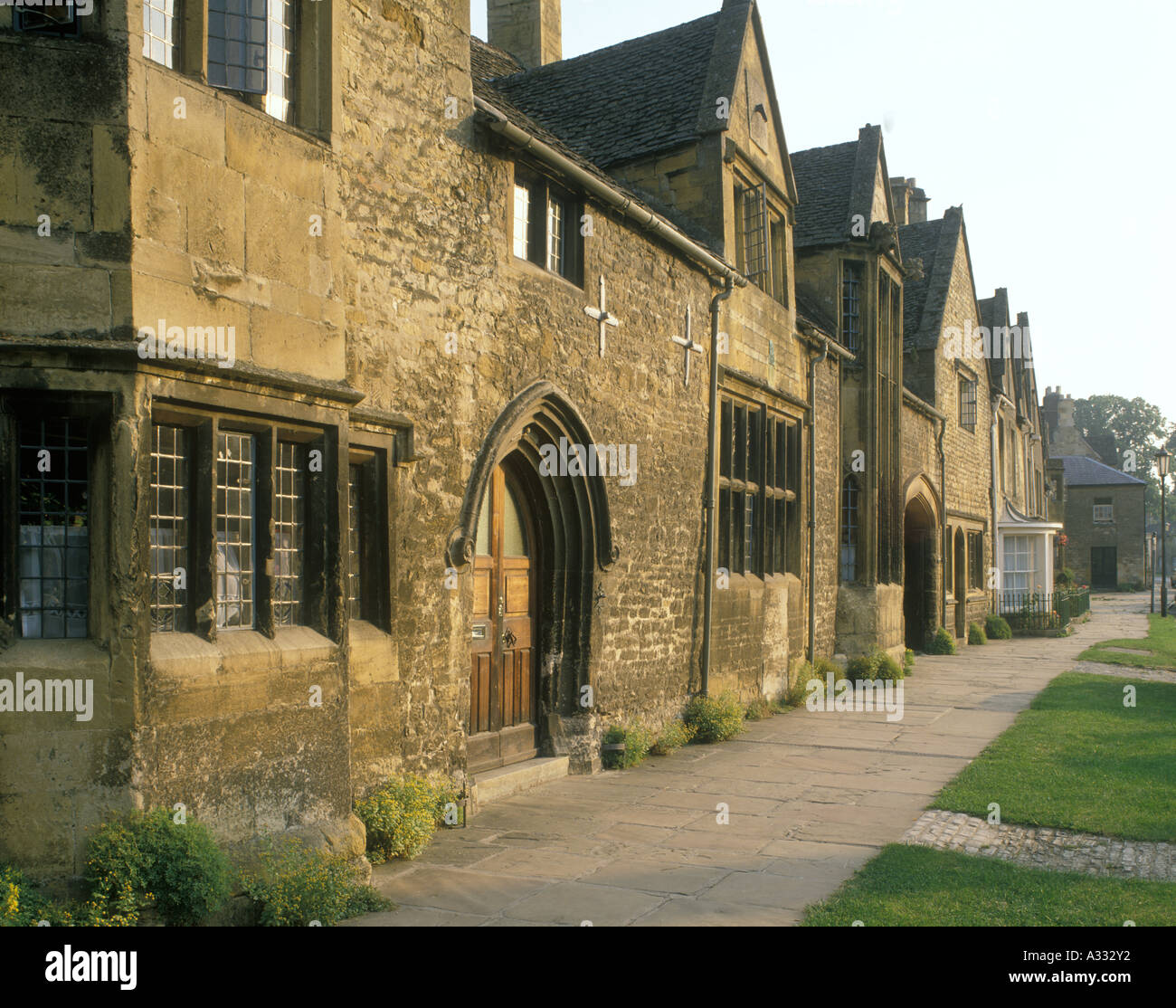 William Grevel's House in the High Street of the Cotswold town of Chipping Campden, Gloucestershire Stock Photo