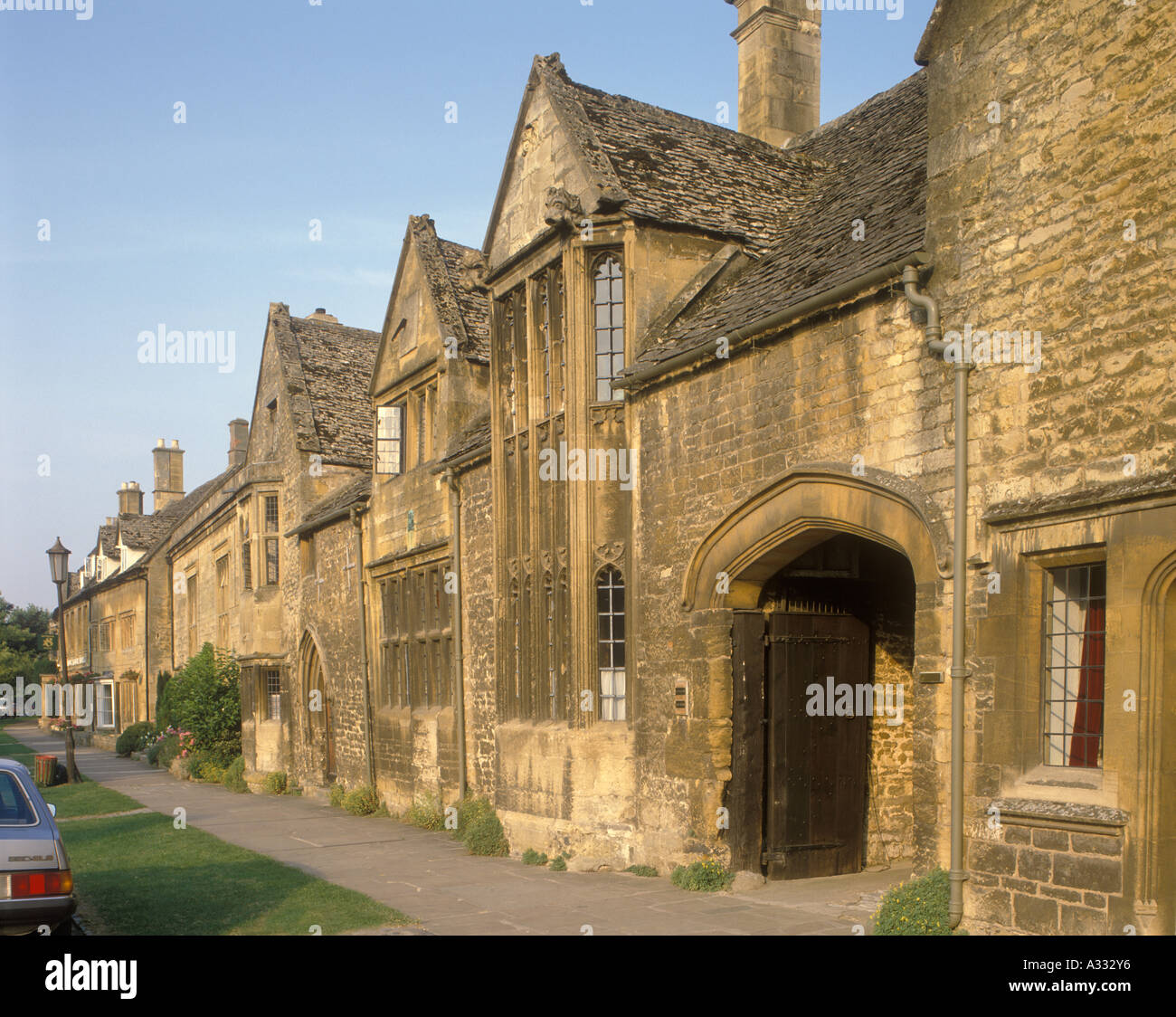 William Grevel's House in the High Street of the Cotswold town of