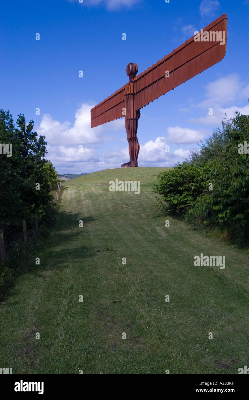 Angel of the North Gateshead Northumberland England Stock Photo - Alamy