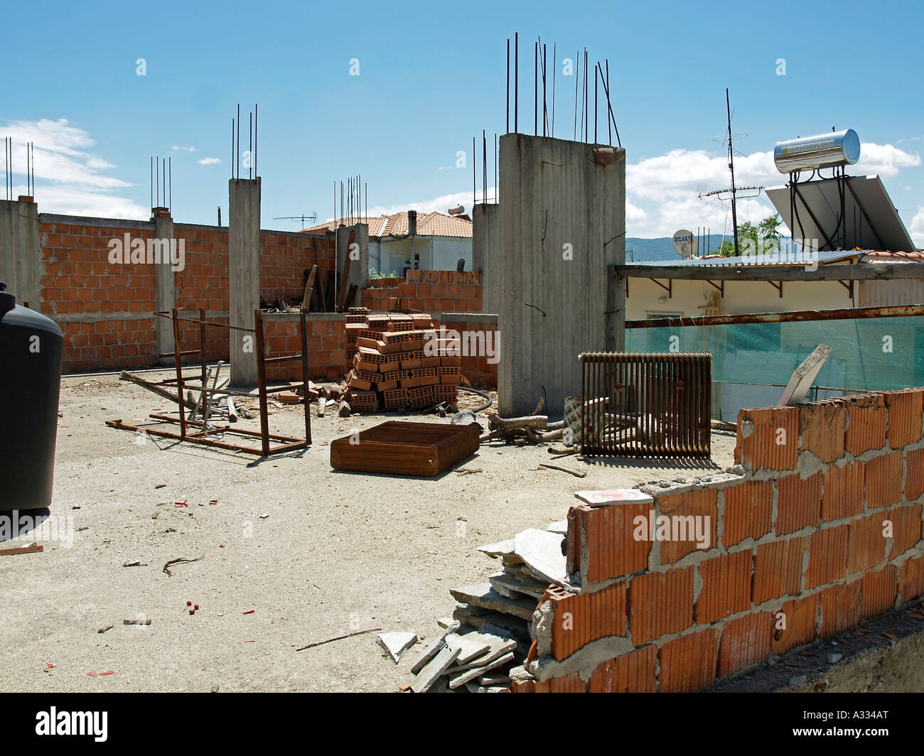 сарти карта typical Greek architecture building site for a cocrete house under  сарти карта сарти карта typical Greek architecture building site for a cocrete house under  сарти карта