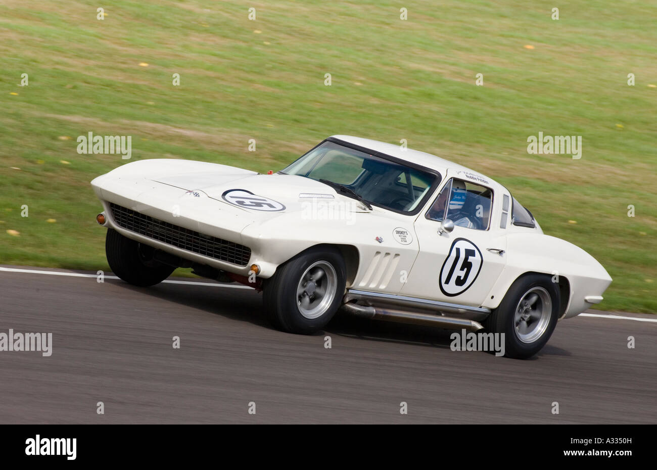 1965 Chevrolet Corvette Sting Ray during the Royal Automobile Club TT Celebration, Sussex, UK. Stock Photo