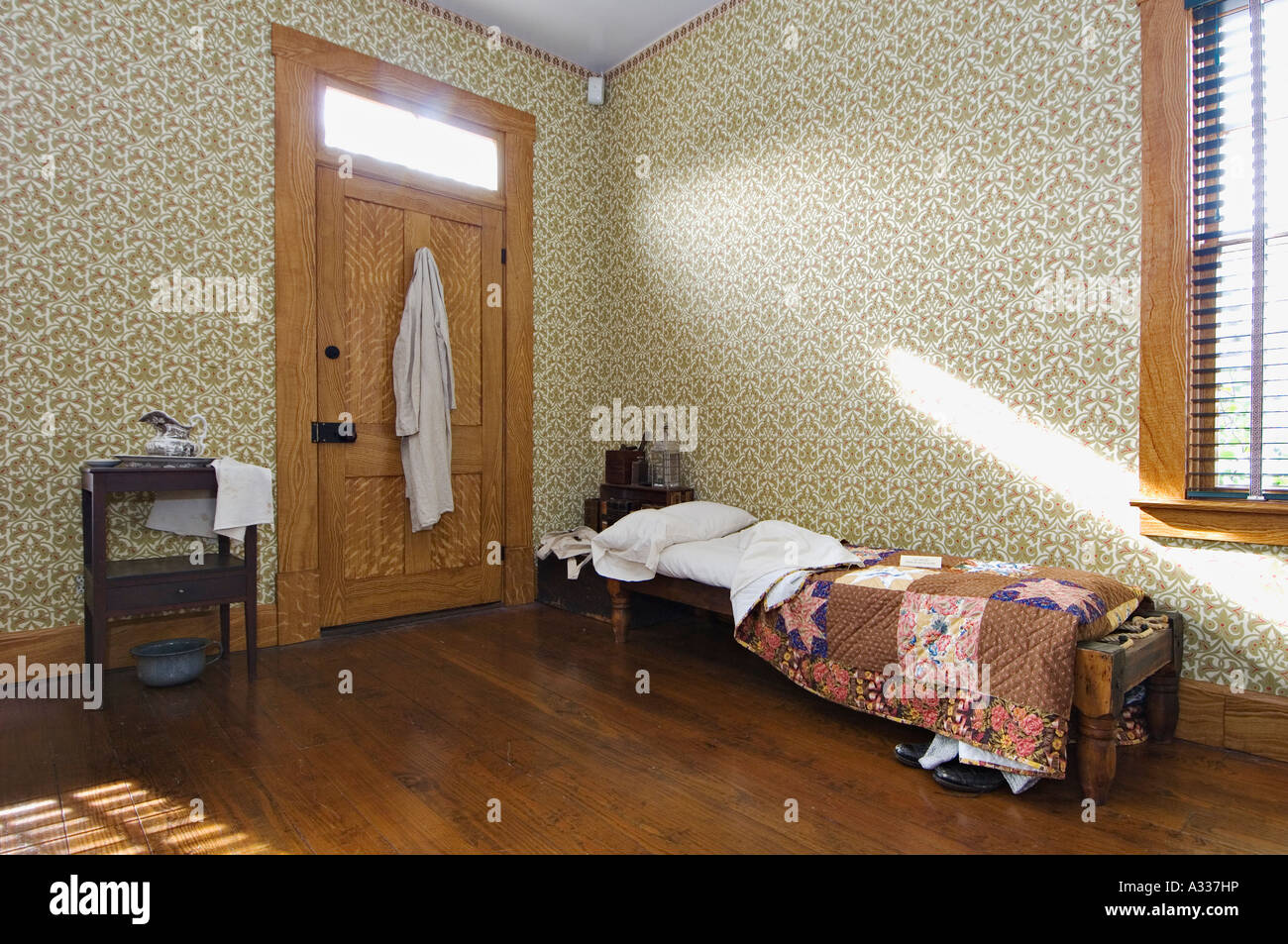 Room Thomas Edison Rented in 1886 when he was 19 Thomas Edison House Louisville Kentucky Stock Photo