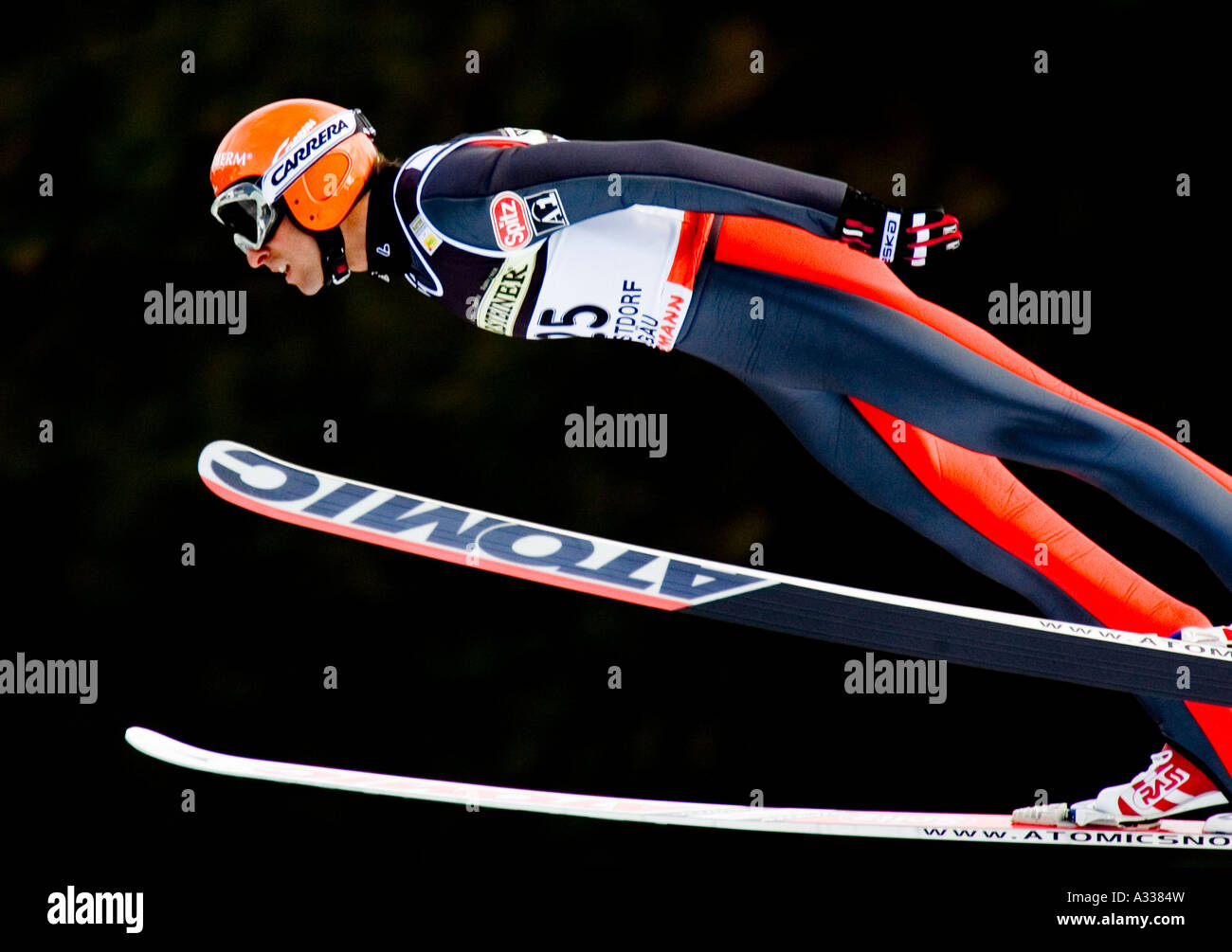 STECHER Mario ?sterreich Weltcup Nordische Kombination Oberstdorf 06 01 2007 Stock Photo