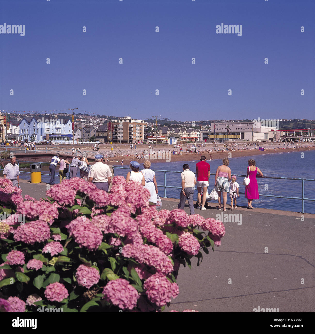 Paignton Seafront Stock Photo Alamy