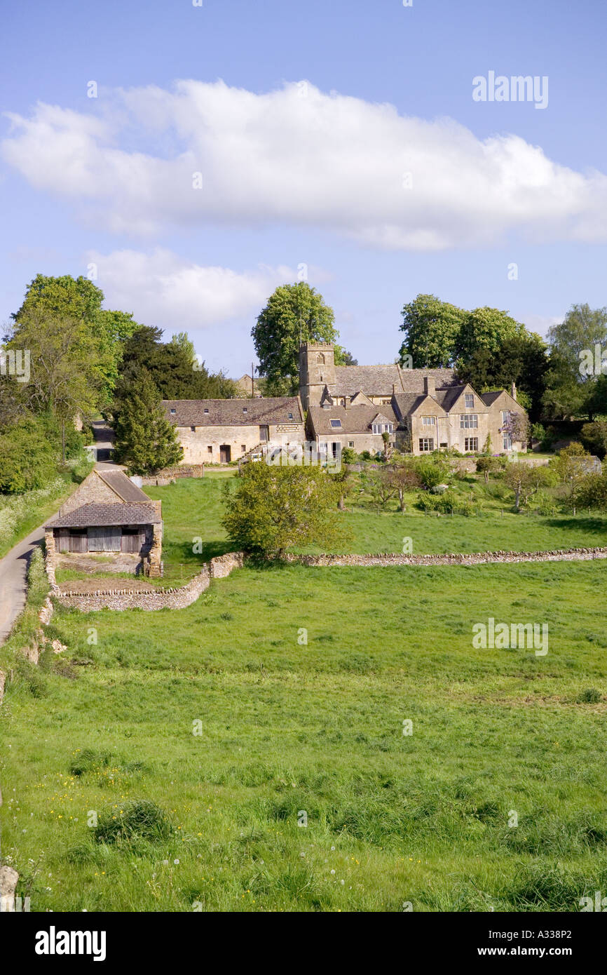 The Cotswold village of Hazleton, Gloucestershire UK Stock Photo