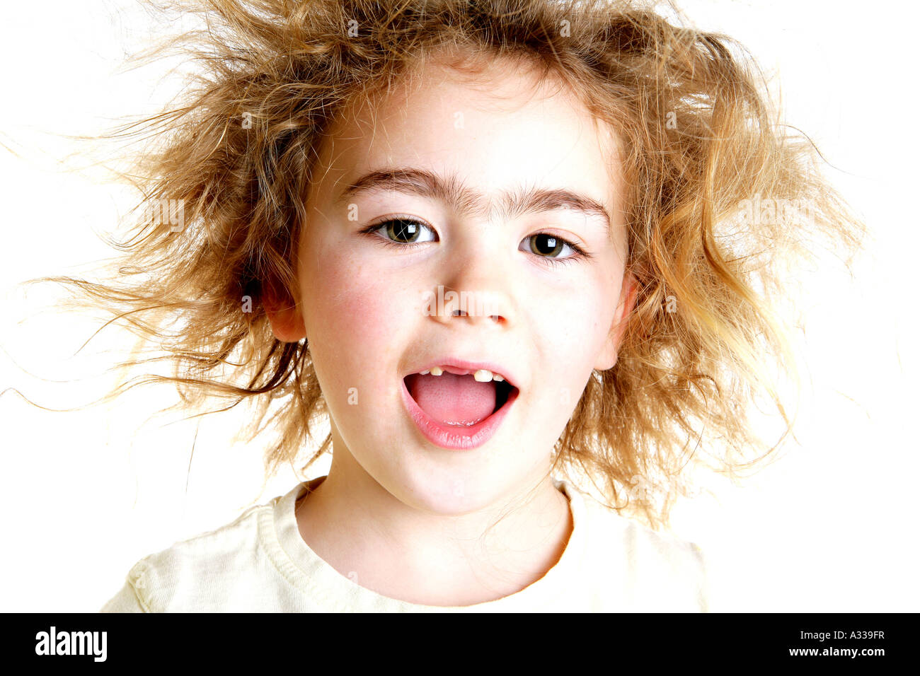 Young Girl Singing Model Released Stock Photo - Alamy