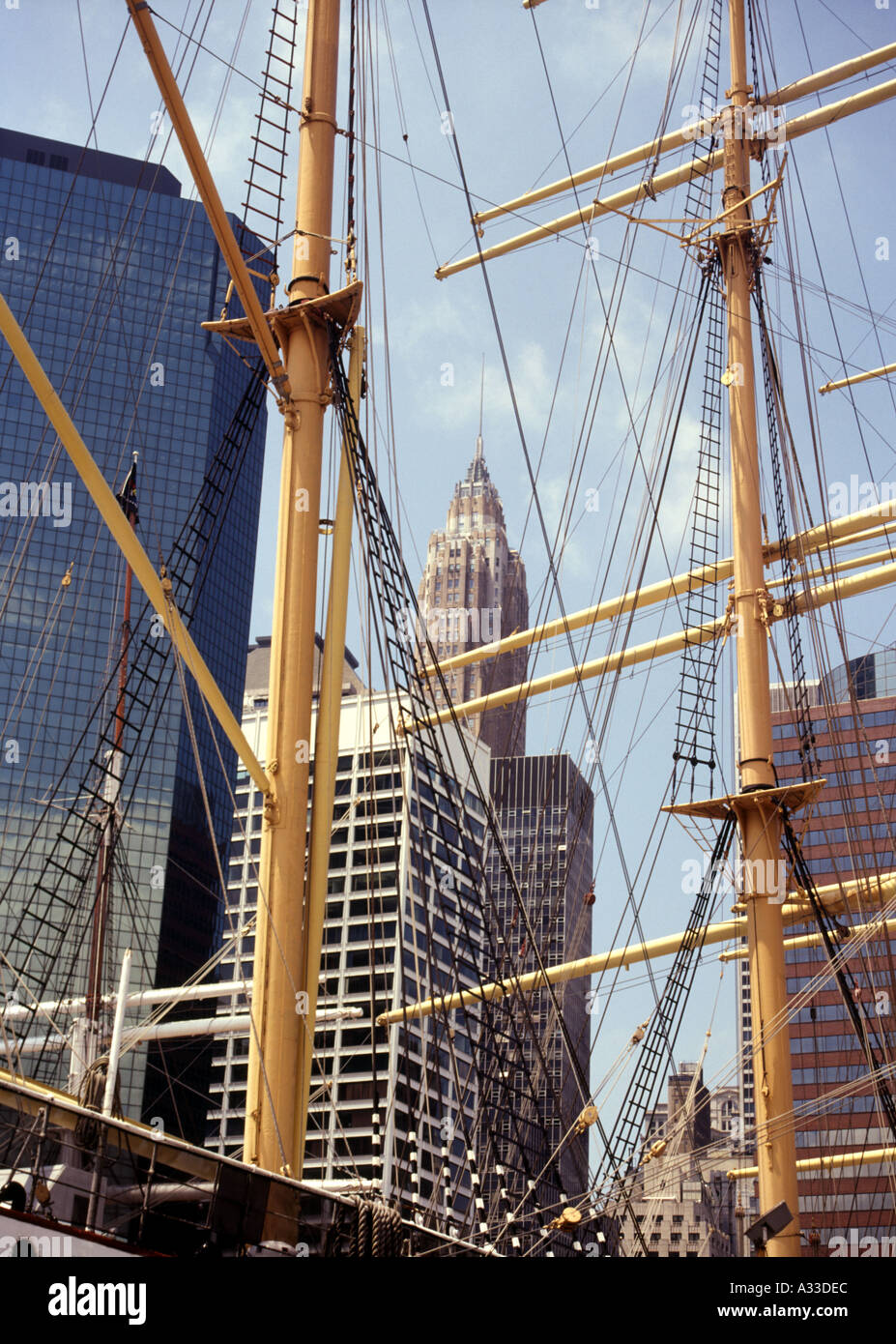 South Street Seaport in New York USA Stock Photo - Alamy