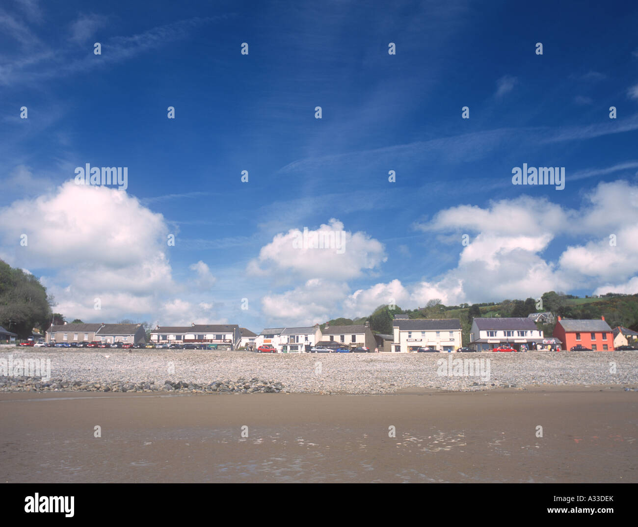 Amroth Village Pembrokeshire West Wales Stock Photo Alamy