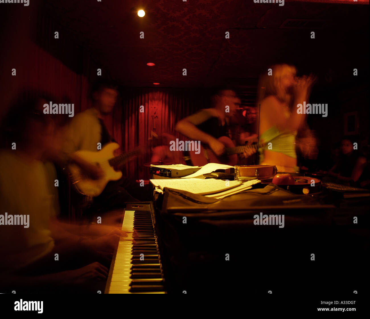 brazilian singer Mariani, singing at Zinc jazz club in new york city