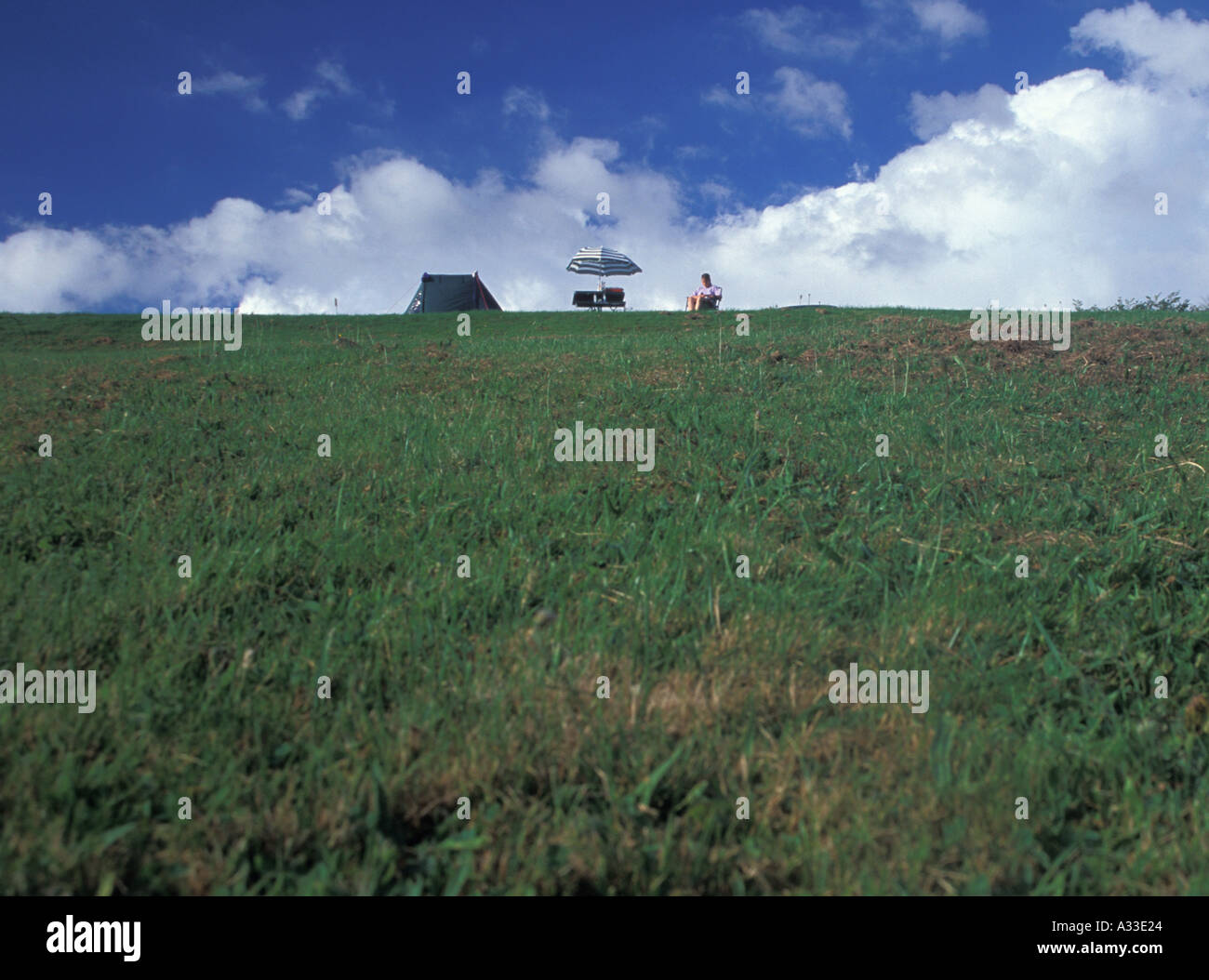 Camping Brecon Beacons Wales United Kingdom Stock Photo - Alamy