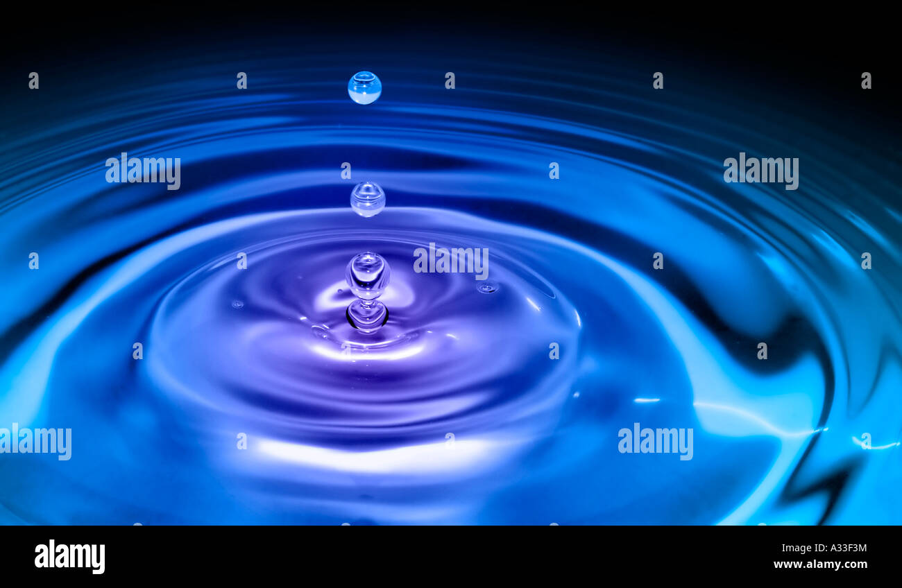 Water droplets Stock Photo