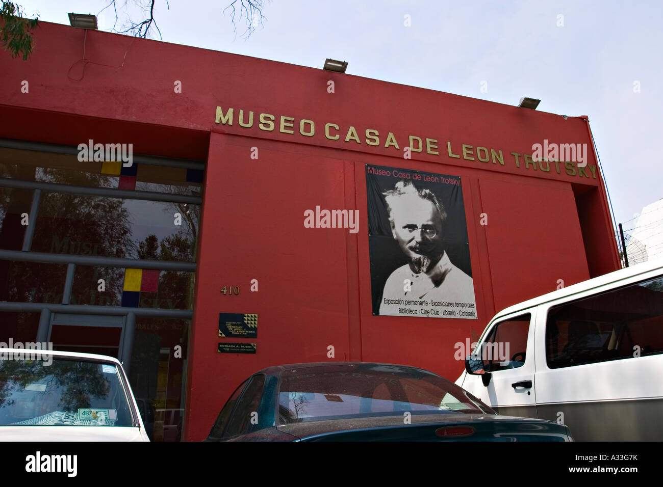 Museo Casa De Leon Trotsky, Leon Trotsky Museum,  Mexico City, Mexico Stock Photo