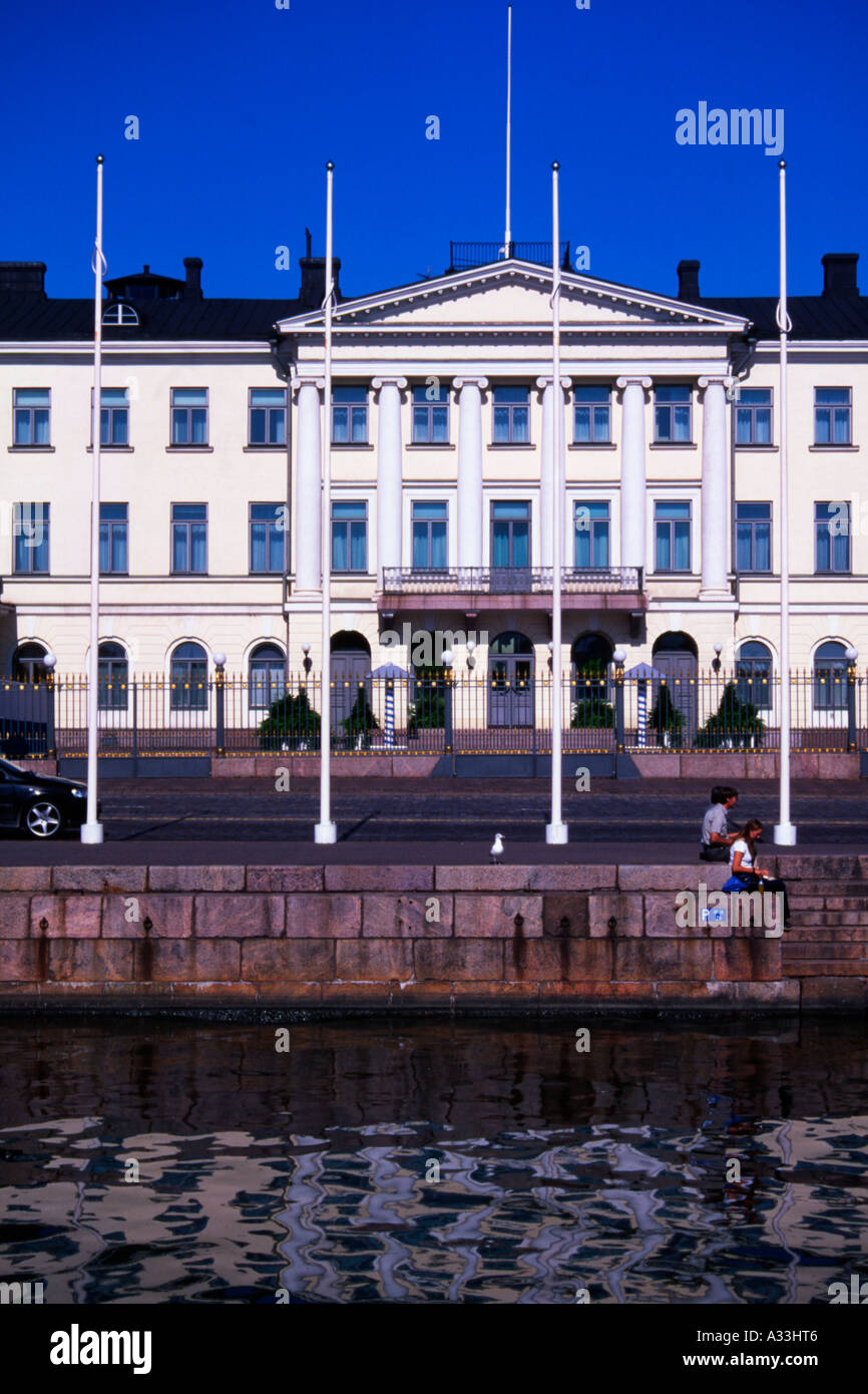 The Presidential Palace in Helsinki Finland Stock Photo