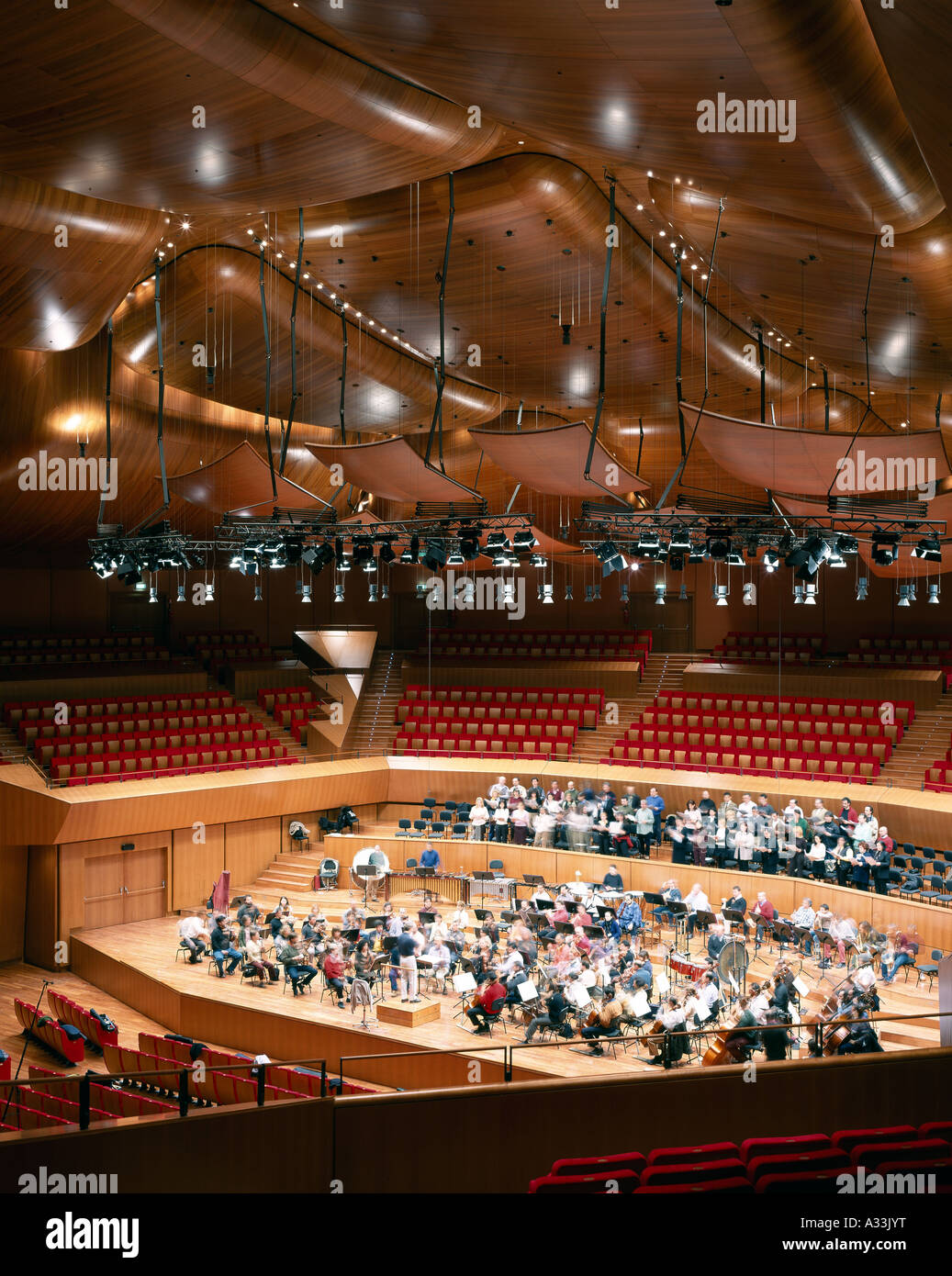 Auditorium, Parco della Musica, Rome, 1997. Architect: Renzo Piano Building Workshop Stock Photo