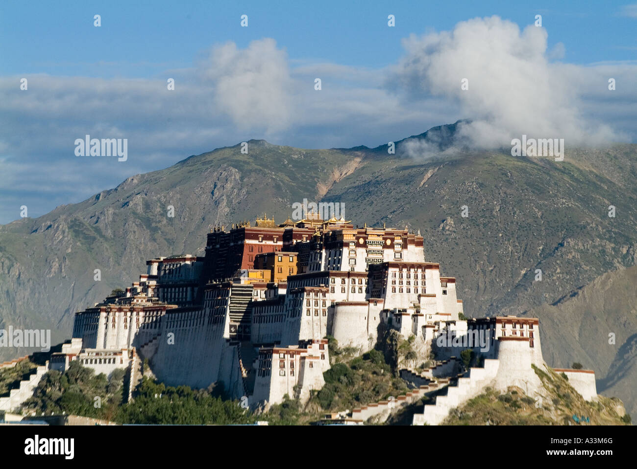 Potala Palace, Lhasa, Tibet. 1694 Stock Photo