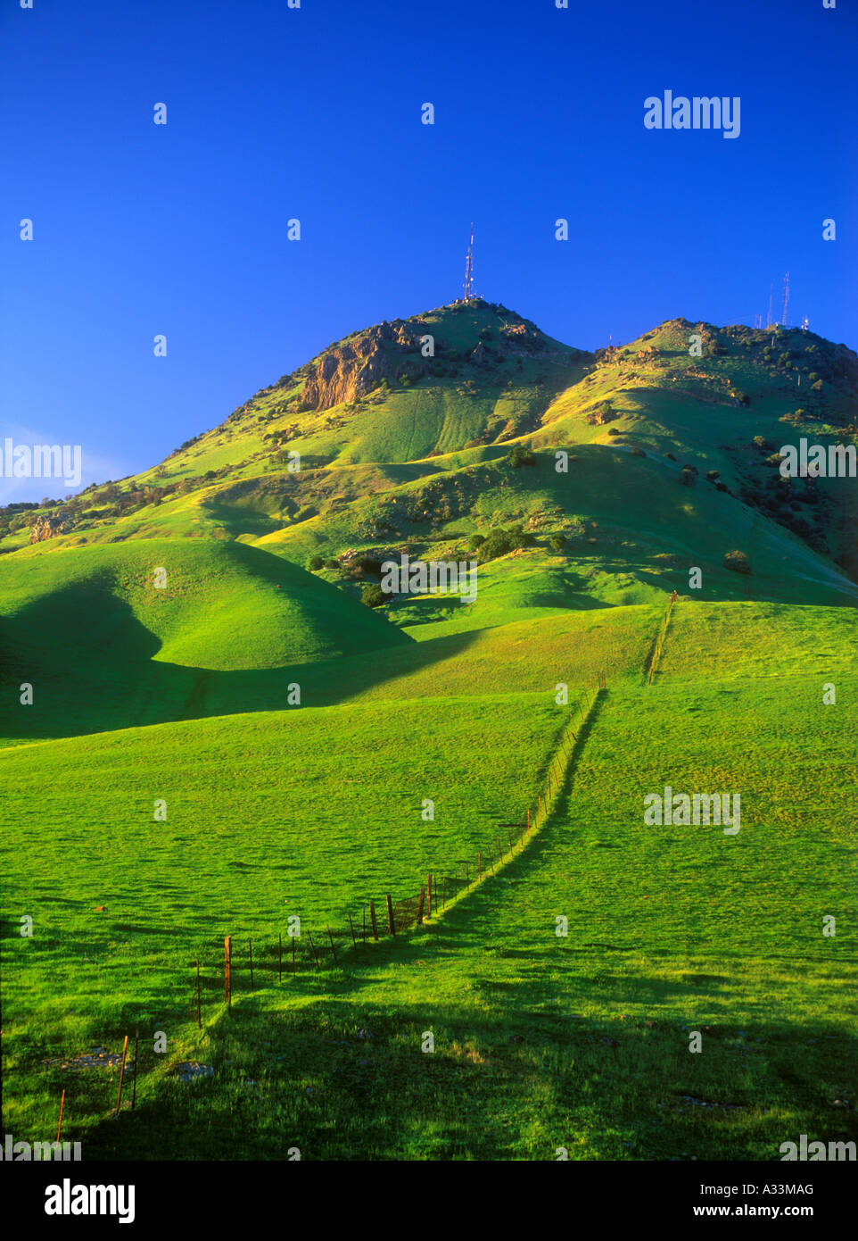 The Sutter Buttes in Spring, northern California Stock Photo Alamy