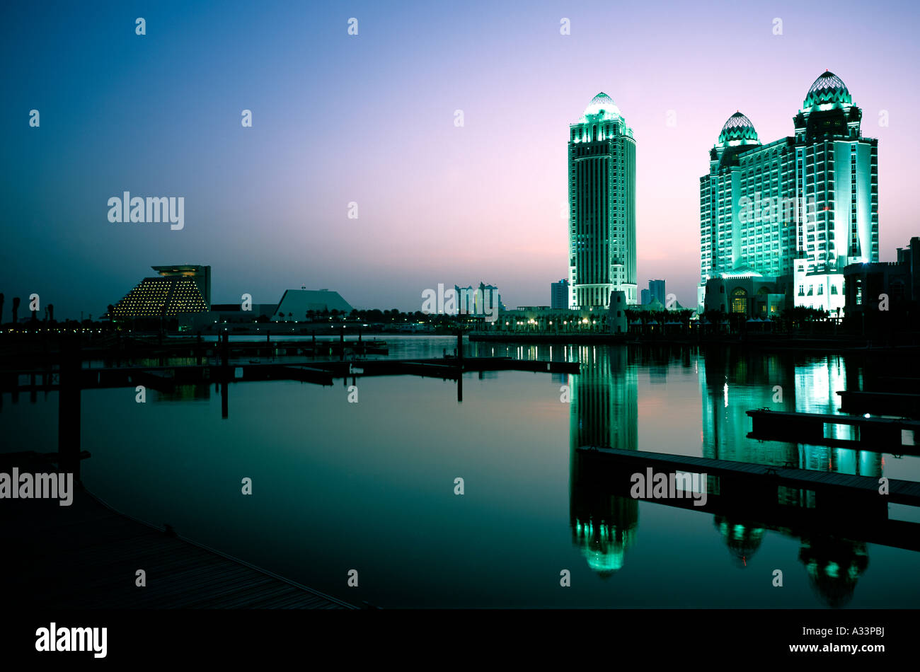 FOUR SEASONS HOTEL IN DOHA QATAR Stock Photo