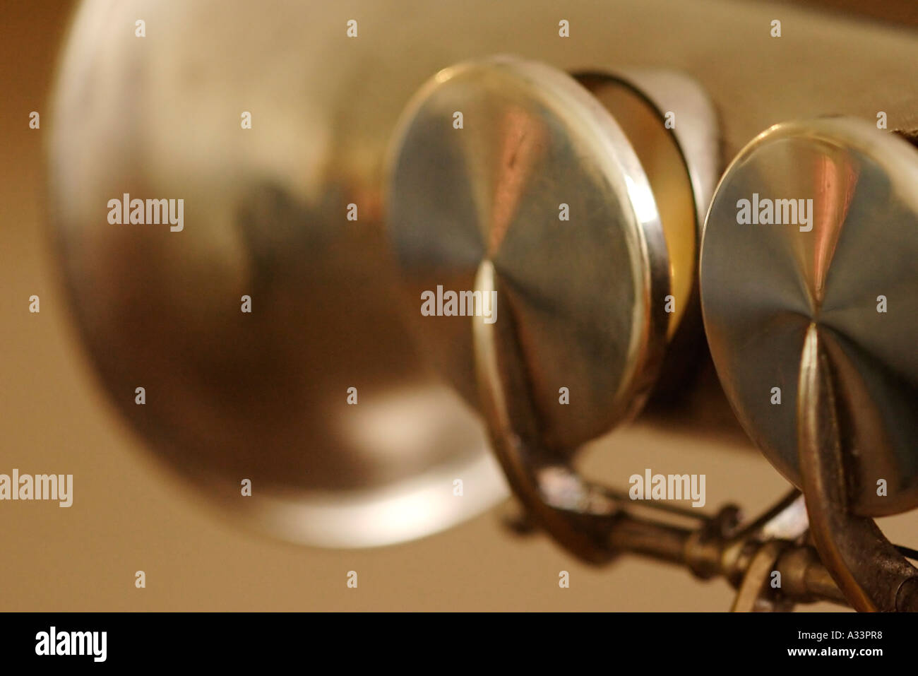 Soprano Saxophone up close Stock Photo Alamy