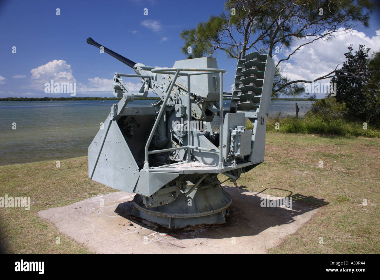40mm BOFORS SINGLE MKV11 NAVAL ANTI AIRCRAFT GUN SUNSHINE COAST