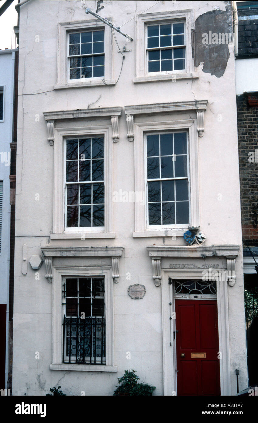 Ancient house at Cardinal s Wharf Bankside Southwark London England former home of Sir