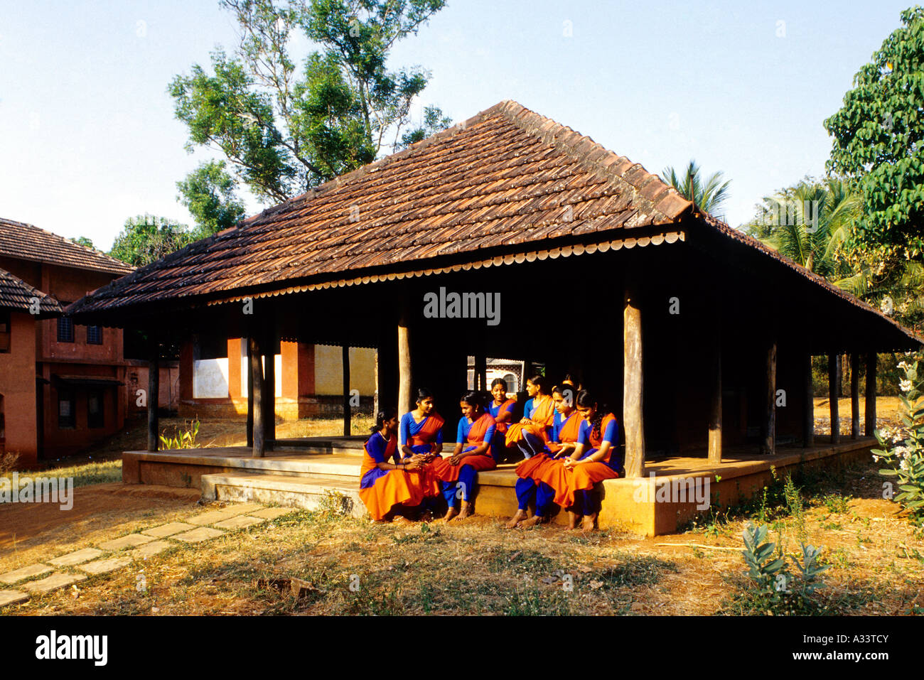 KERALA KALAMANDALAM THRISSUR KERALA Stock Photo Alamy