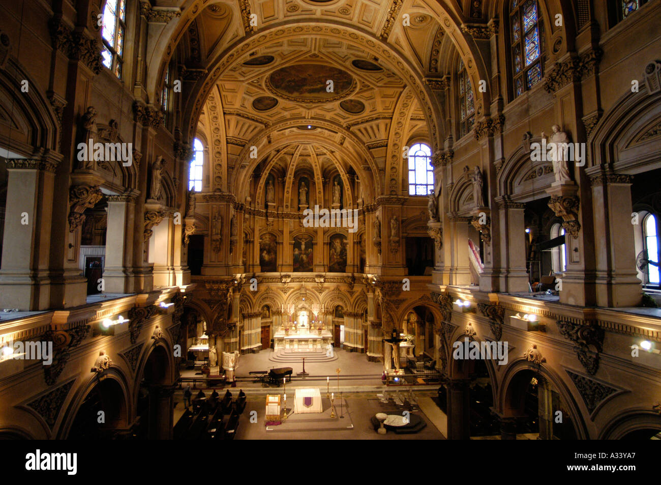 St Francis Xavier Catholic Church in the Chelsea section of New York