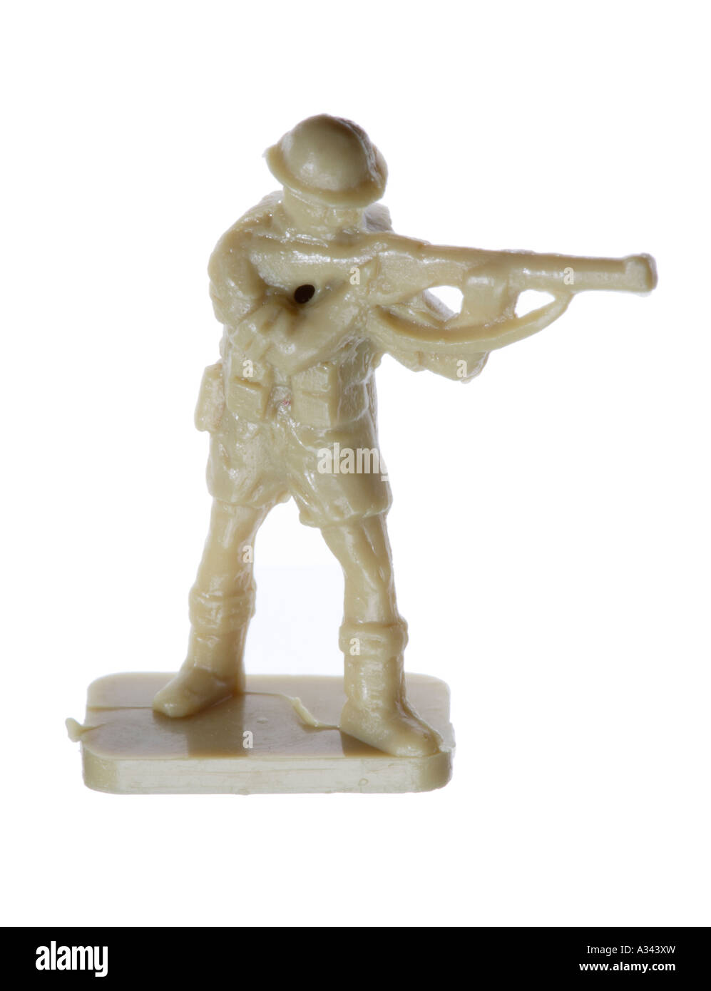 Miniature toy soldier with rifle Stock Photo Alamy