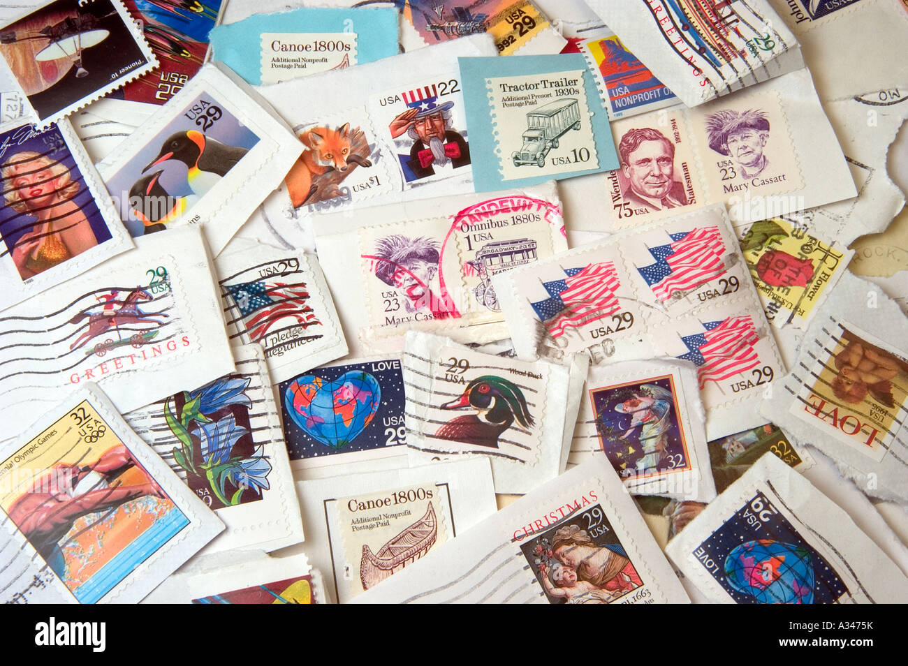 Stamp collection hires stock photography and images Alamy