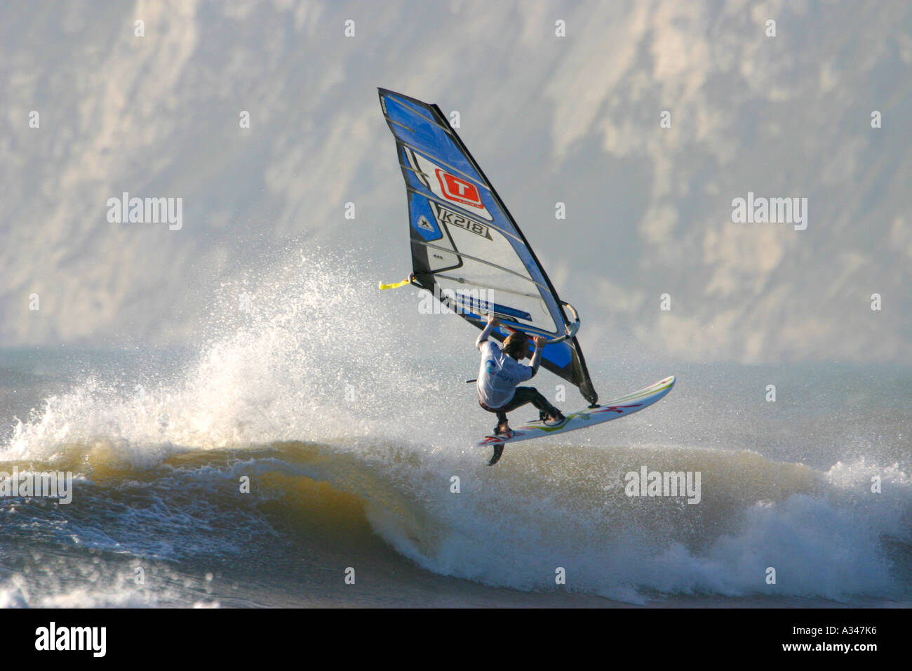 Whiteair Extreme sports festival Yaverland Sandown Isle of Wight England UK Great Britain Stock Photo