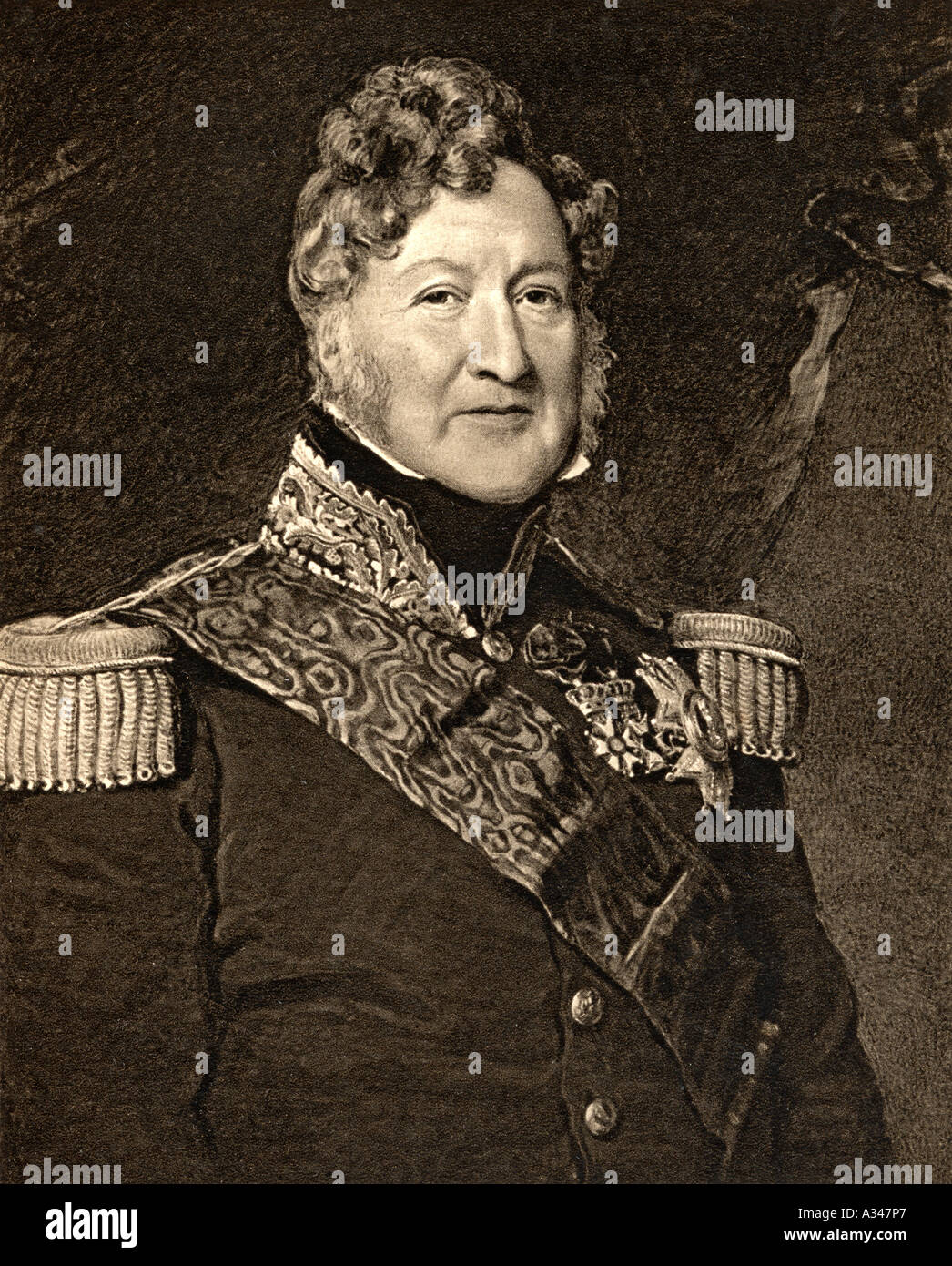 Louis Philippe, 1773 - 1850. Duke of Orleans, Duke of Chartres, king of the  French Stock Photo - Alamy