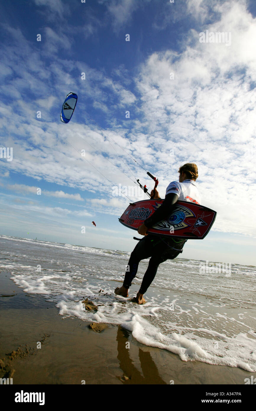 Whiteair Extreme sports festival Yaverland Sandown Isle of Wight England UK Great Britain Stock Photo