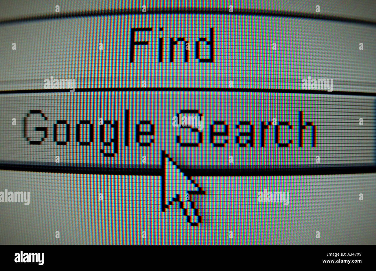 google search button on computer screen Stock Photo - Alamy