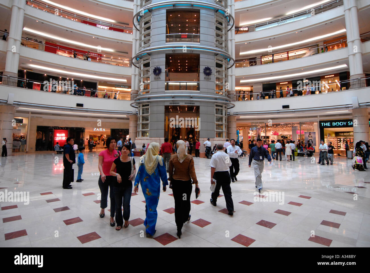 Kuala Lumpur city centre KLCC shopping mall, Malaysia Stock Photo  Alamy