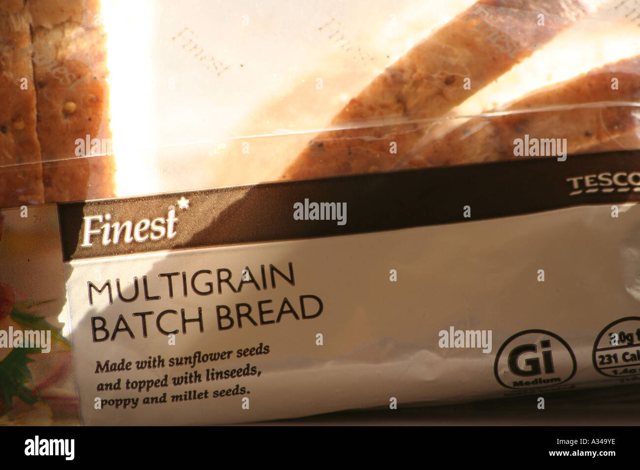 Tesco Finest Loaf of Bread Stock Photo Alamy