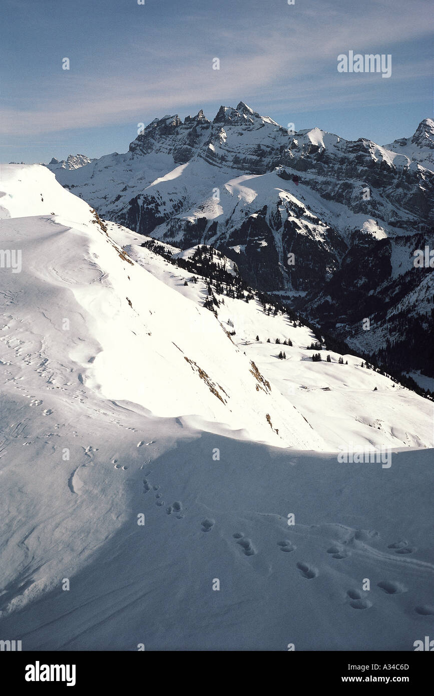 The swiss wall, portes du soleil hi-res stock photography and images ...