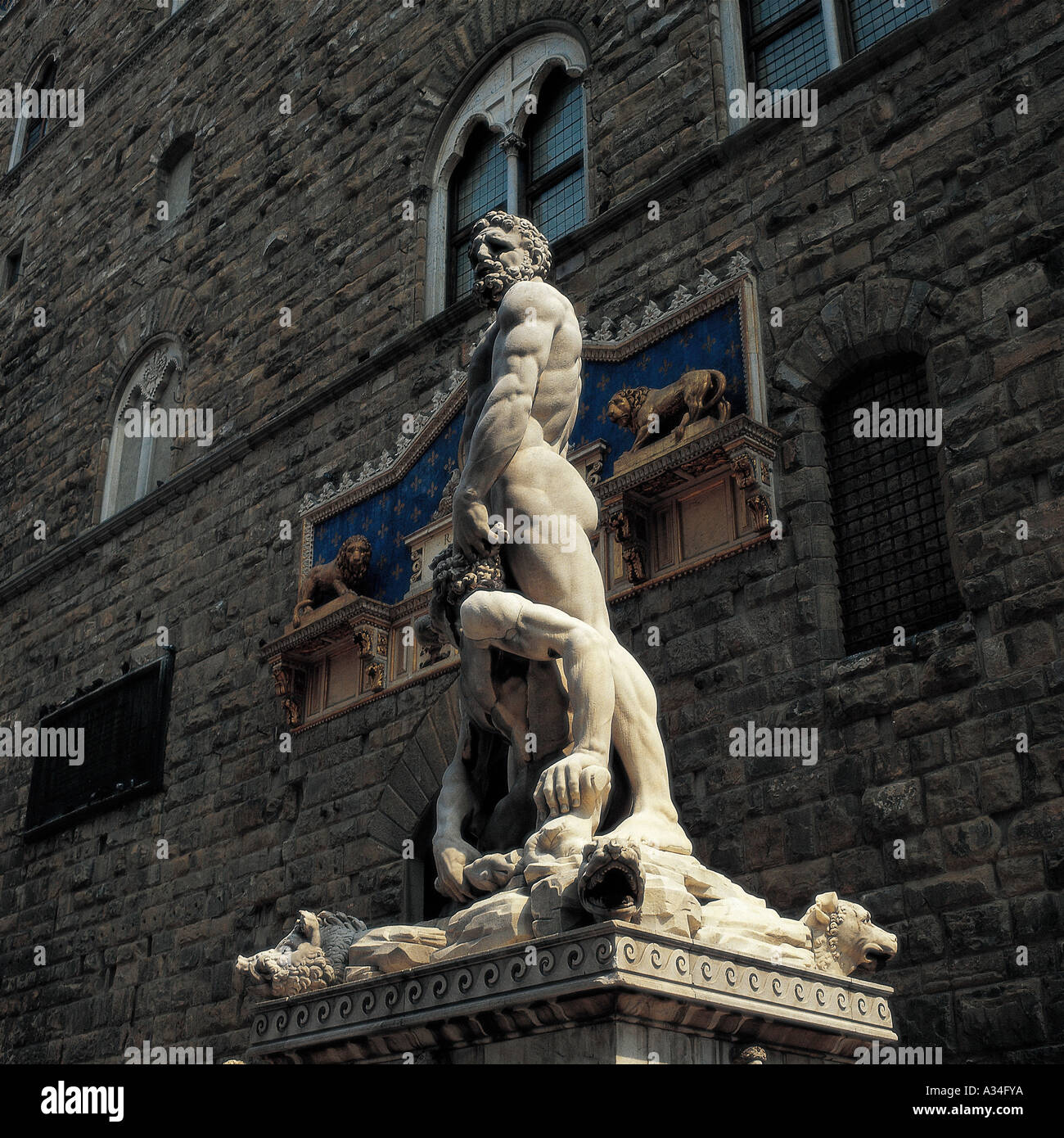 The statue of Hercules in Florence, Italy Stock Photo Alamy