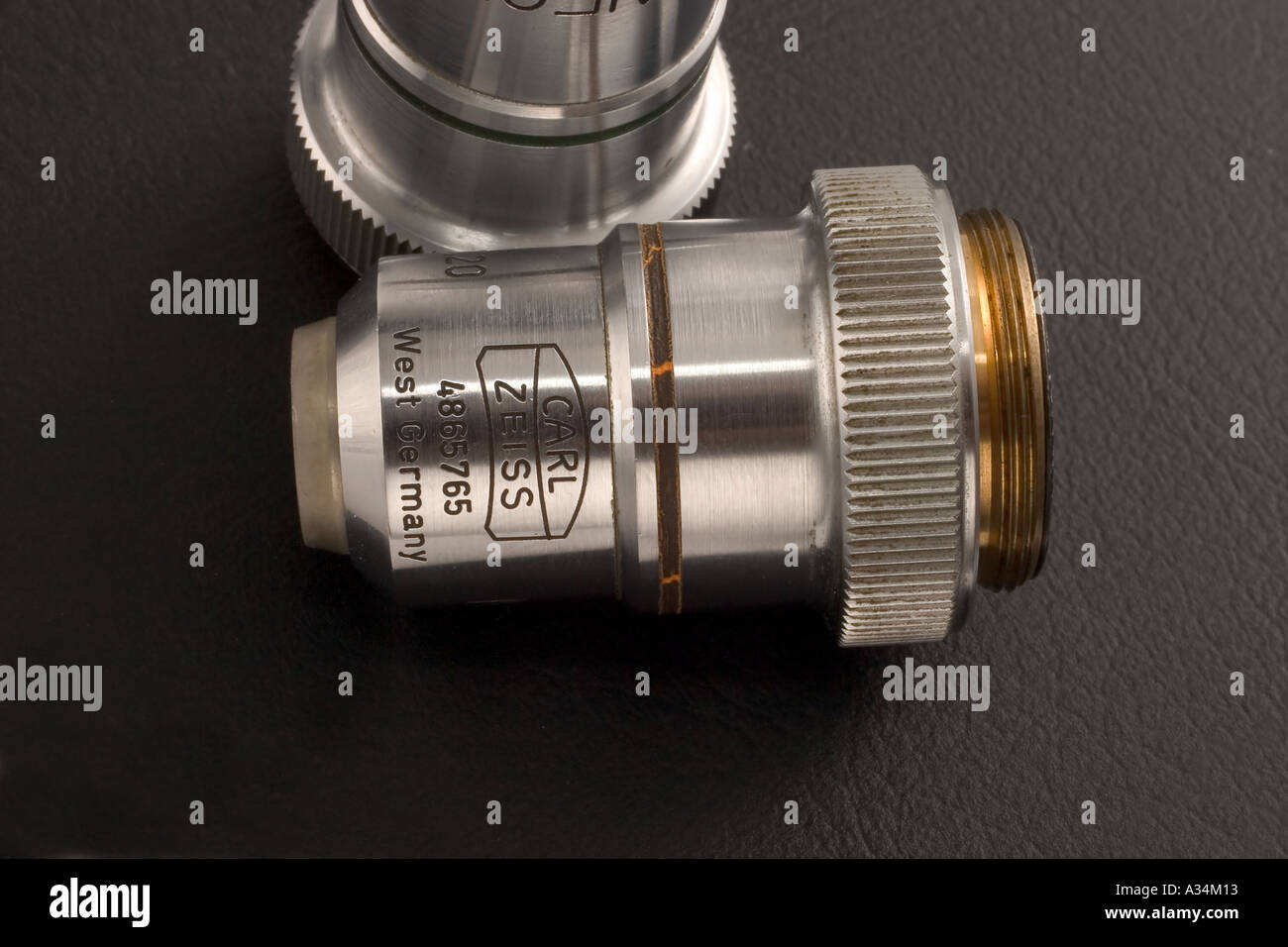 Zeiss compound microscope objectives Stock Photo Alamy