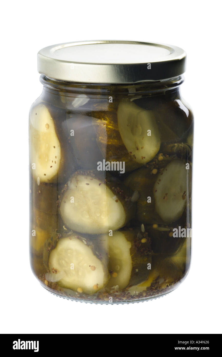 Jar of Pickles Stock Photo