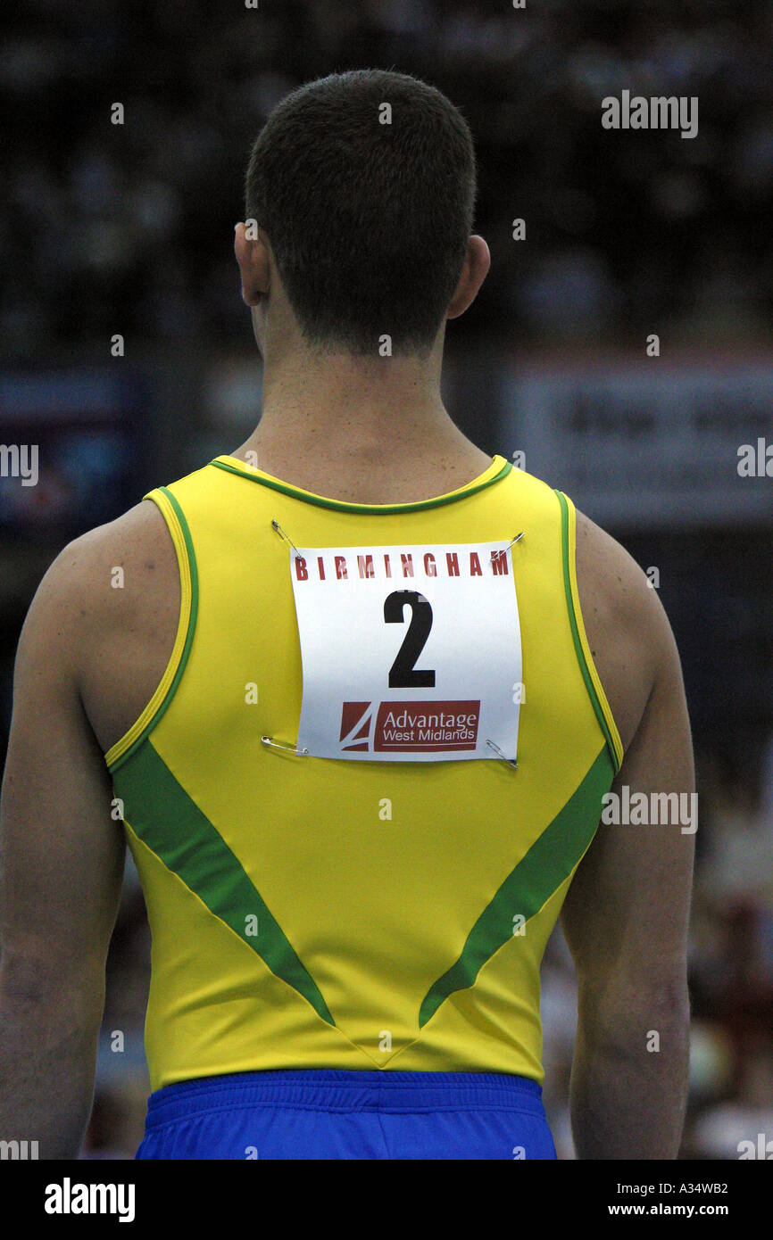 diego hypolito brazilian male gymnast Stock Photo