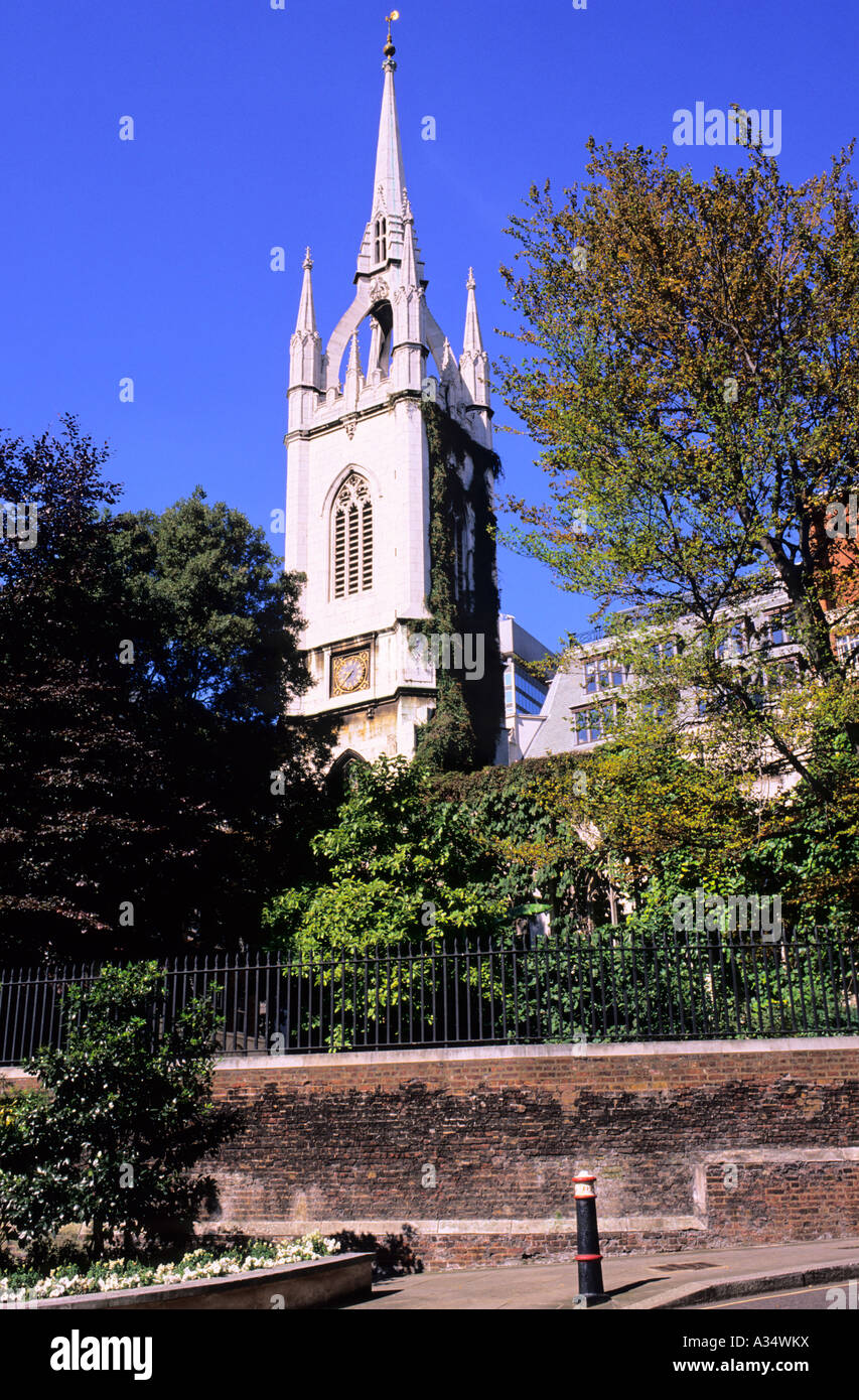 St Dunstan-in-the-East church, City of London, London, UK Stock Photo