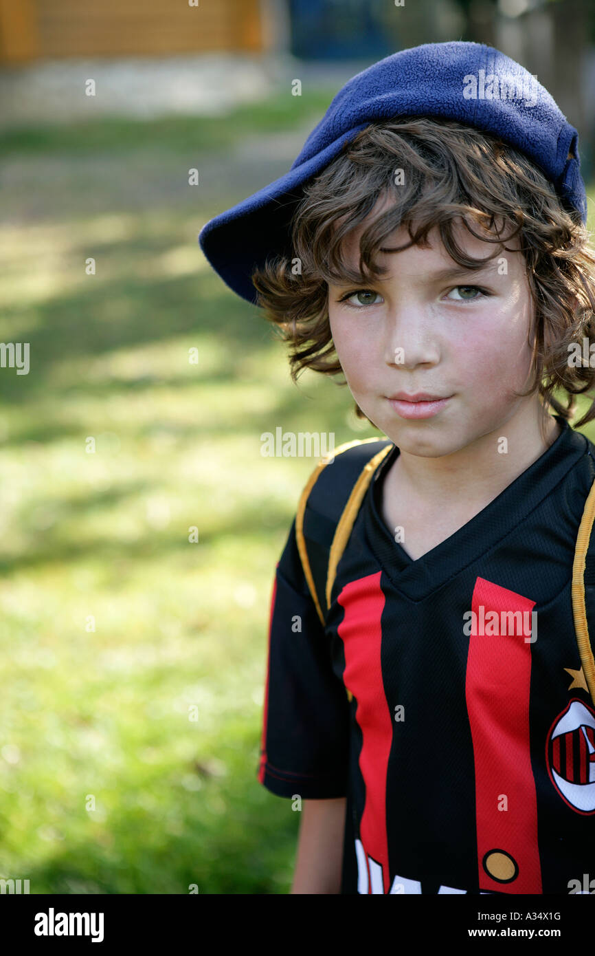 Portrait of young boy Stock Photo - Alamy