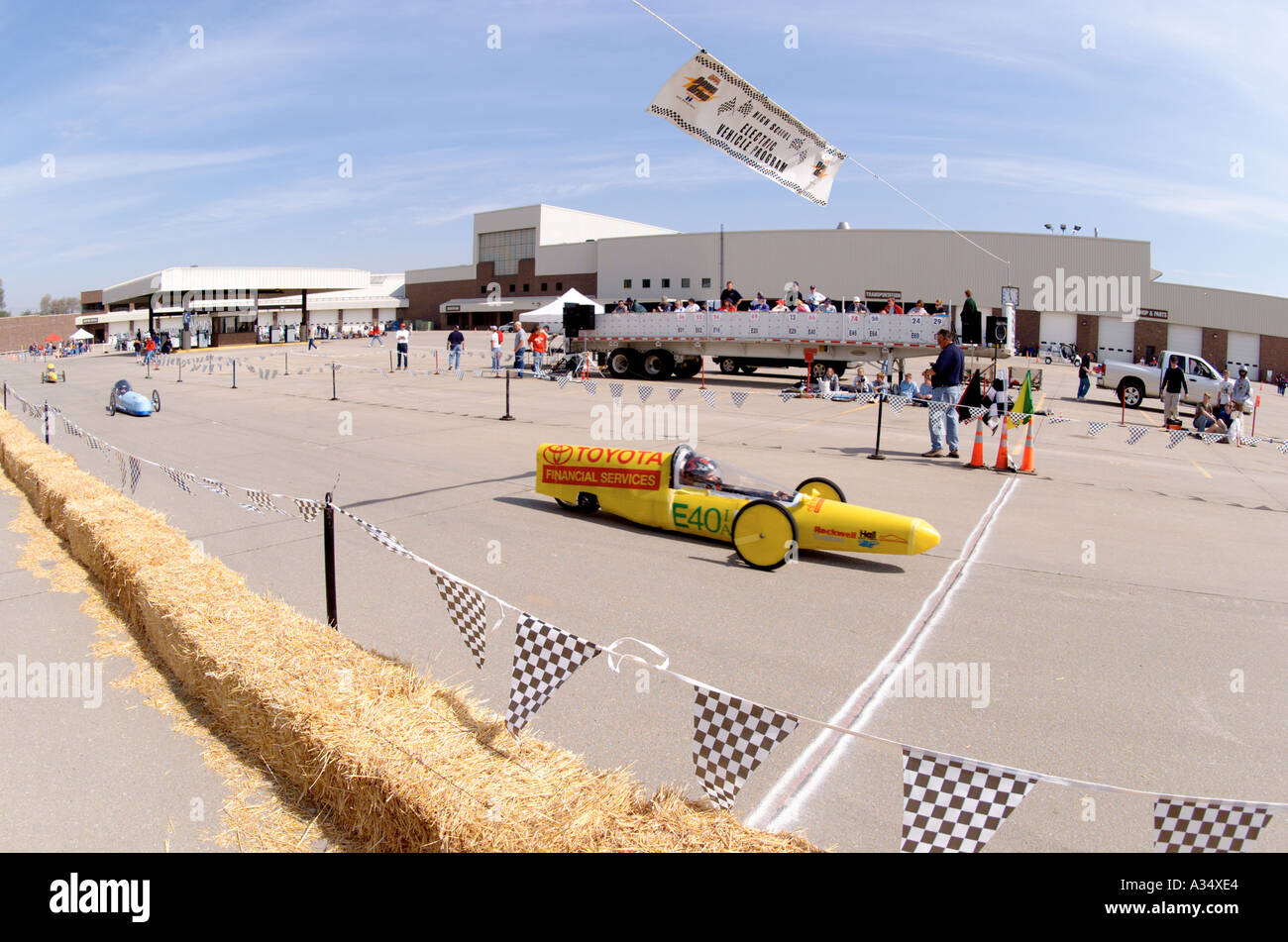 Science project electric car competition Omaha Nebraska 2003 Stock