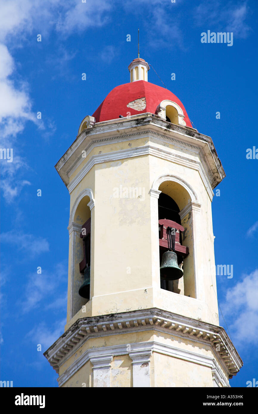 Catedral de la Purisima Concepcion, Our Lady of the Immaculate Conception, Parque Jose Marti, Plaza de Armas, Cienfuegos, Cuba Stock Photo