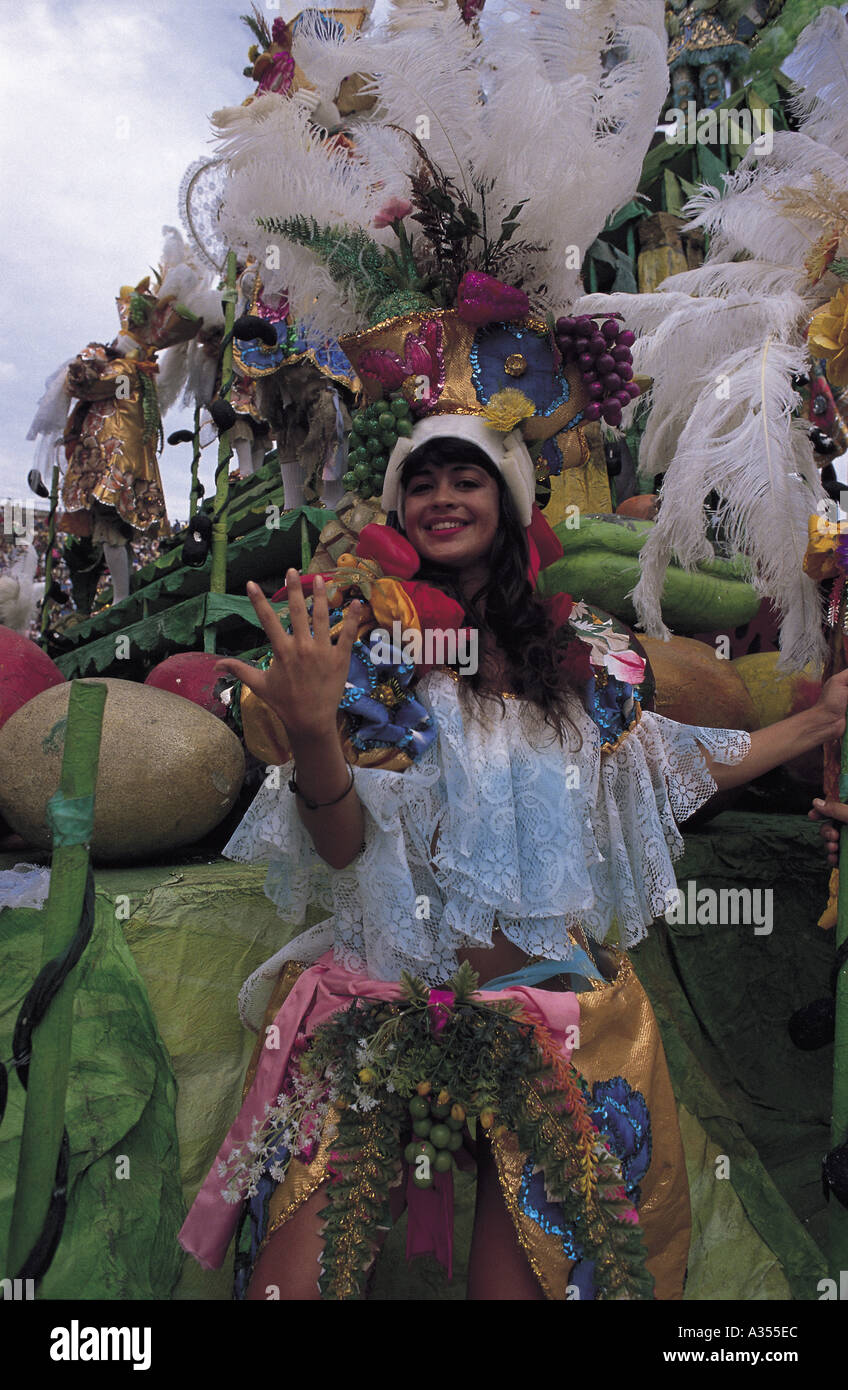 Samba School Float Stock Photo