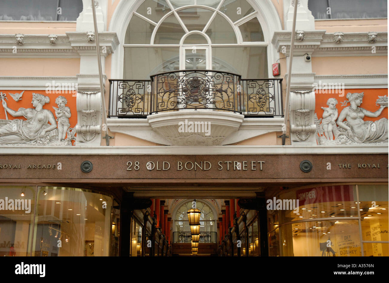The Royal Arcade in Old Bond Street London England Stock Photo