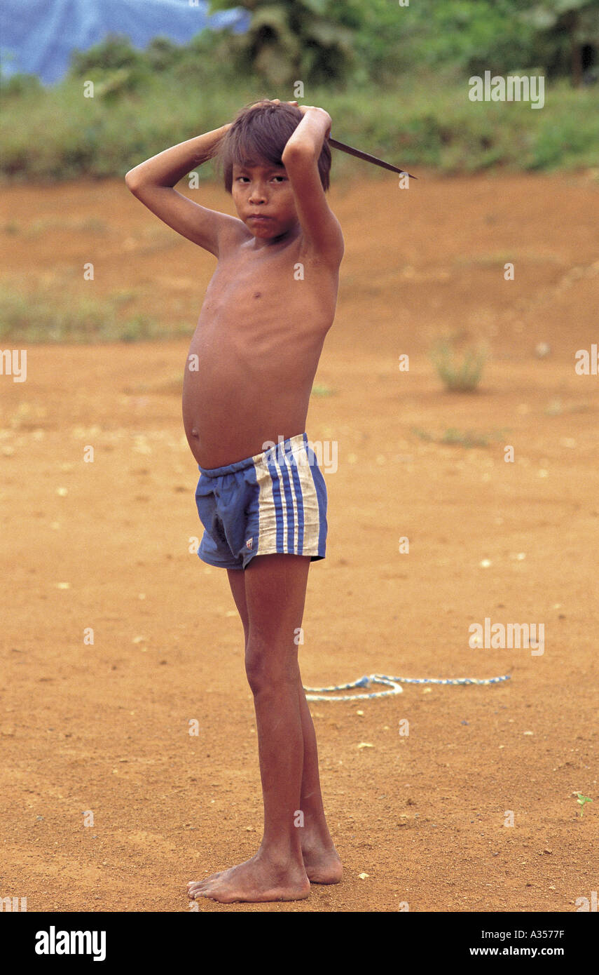 Yanomami Child Stock Photo