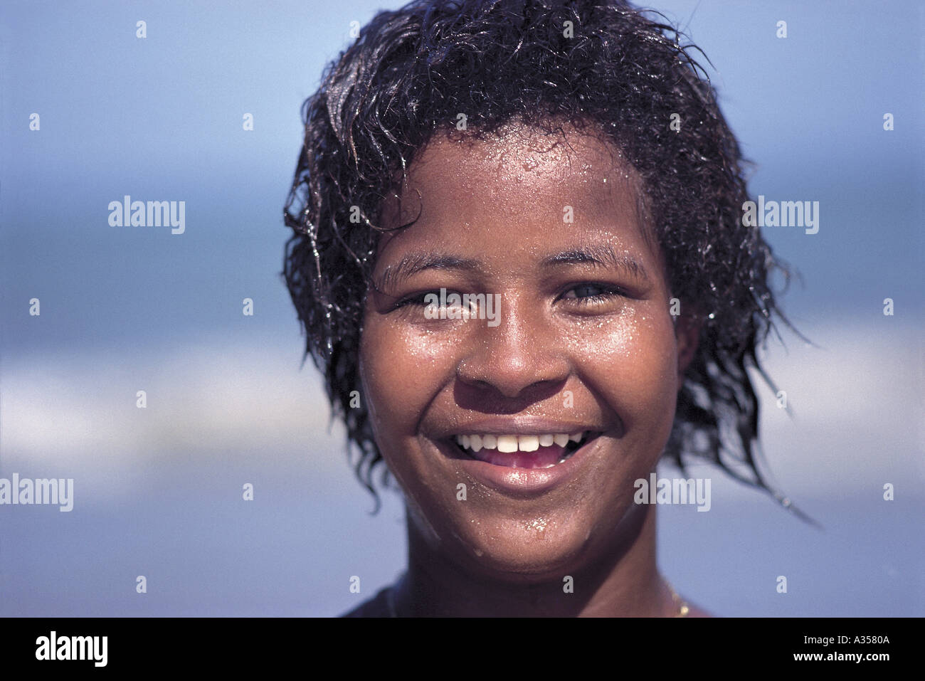 Brazil girl smiling hi-res stock photography and images - Alamy