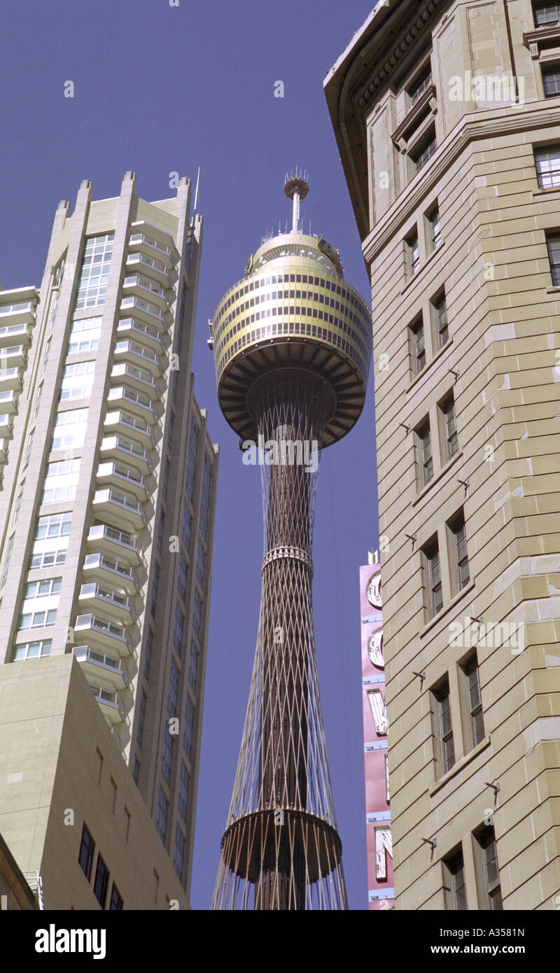 the sydney sky tower in sydney australia Stock Photo - Alamy