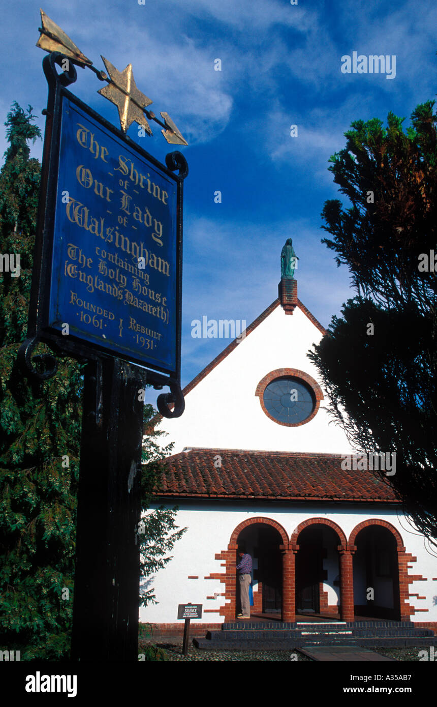 The shrine of Our Lady of Walsingham Norfolk England Stock Photo Alamy