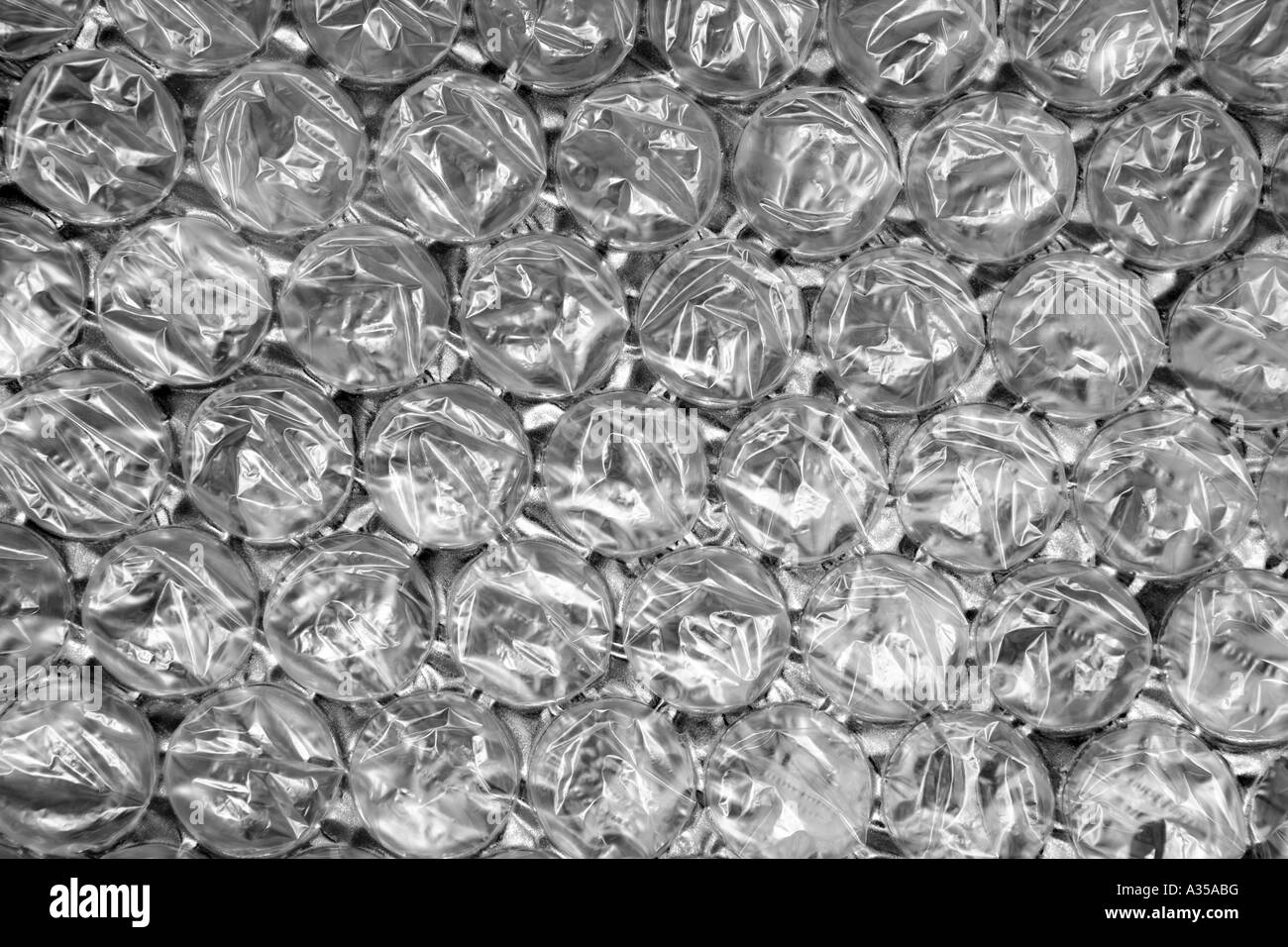 Bubble Wrap Close-up Stock Photo